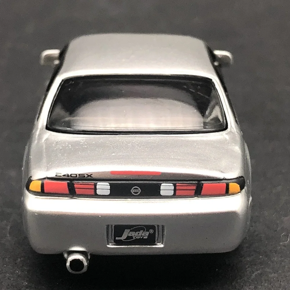 Jada Dub City 1998 '98 Nissan 240SX S-14 Car Silver‎ Diecast 1/64 Rubber Tires